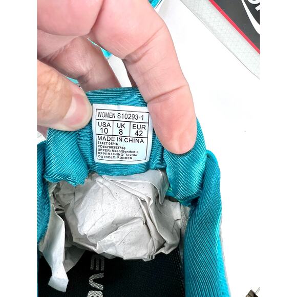 Saucony Size 10 Hurricane ISO 2 Womens Athletic Running Shoes BLUE/SILVER/CITRON - Picture 2 of 16